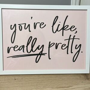 Affirmation picture frame